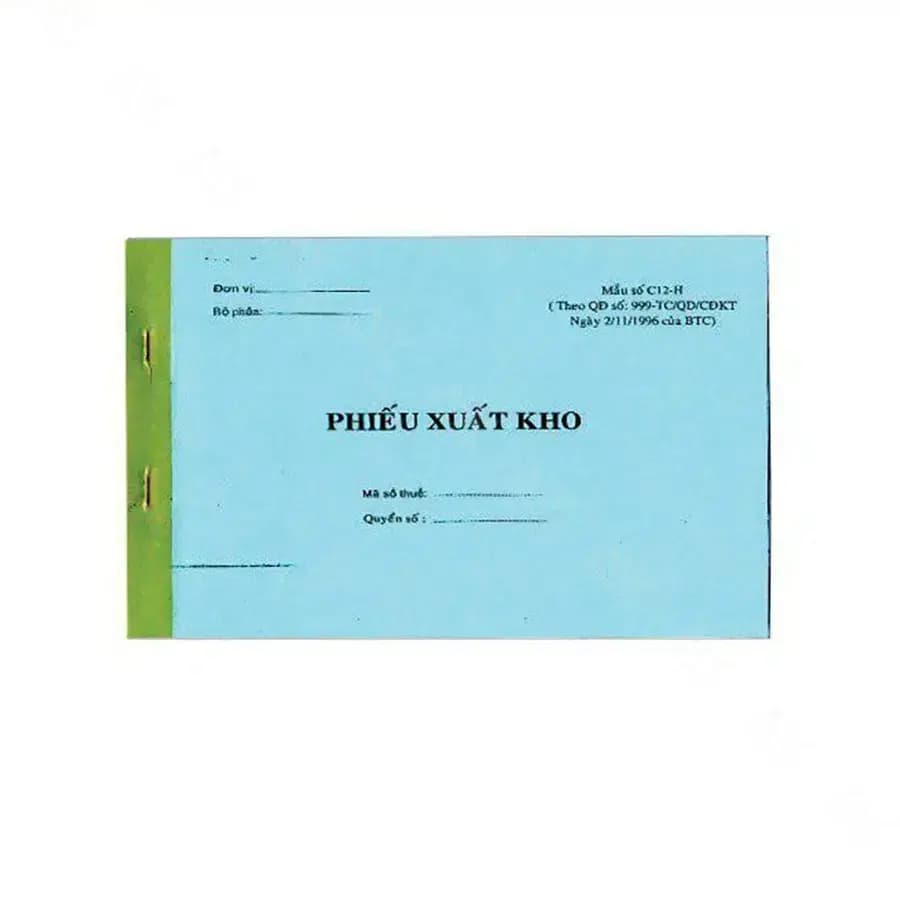 Phiếu xuất kho – phiếu nhập kho 1 liên A4