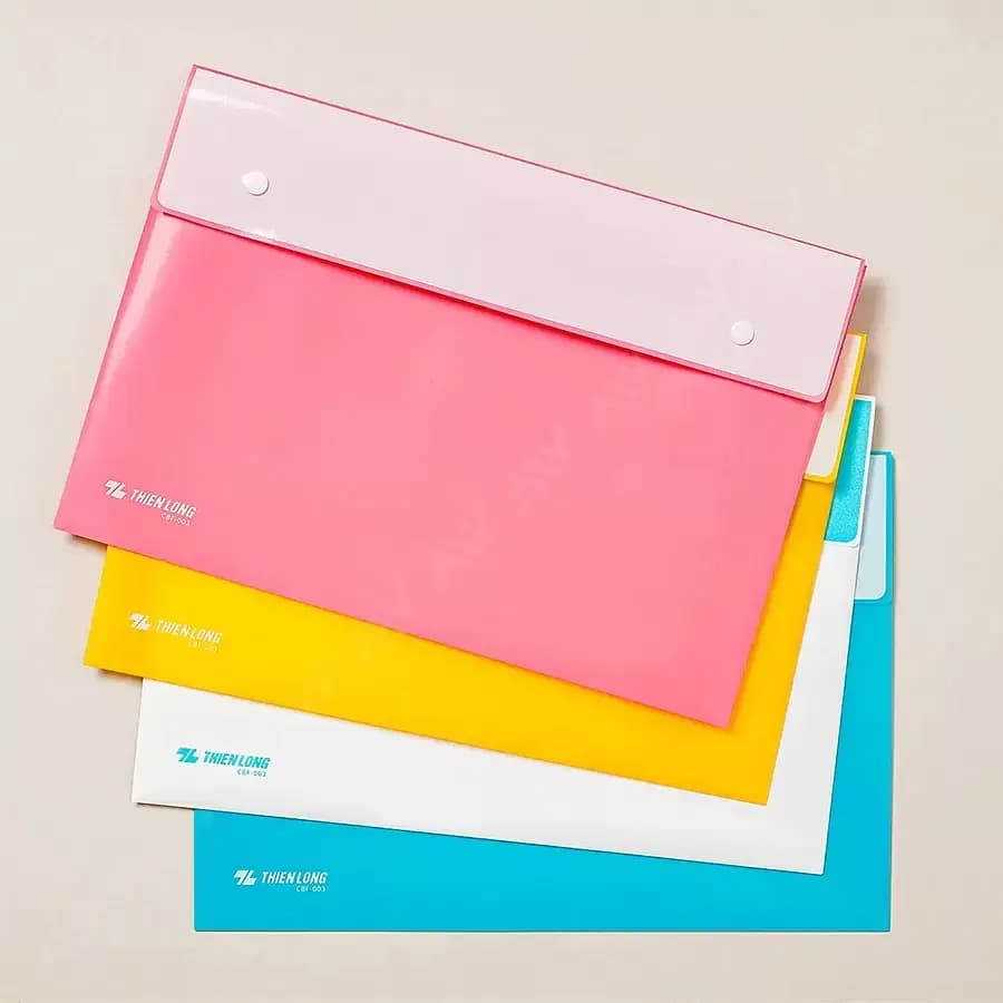 Bìa Nút Màu Pastel F4 – Thiên Long CBF